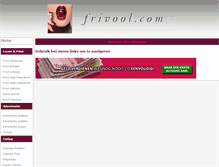 Tablet Screenshot of frivool.com